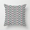 Nueva funda de almohada geométrica de ciervo de moda estilo simple elegante para el hogar del coche funda de almohada de terciopelo de piel de melocotón