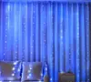 Luzes de Cortina de Fio de Cobre de Novo Modelo Transfronteiriças para o Natal, Decoração de Ambiente de Quarto Controlada por Controle Remoto Alimentada por Energia Solar Luzes de Fio Estreladas