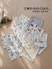 Babe's saliva towel bamboo cotton double-layer gauze thin triangle towel baby's large square bib 60*60cm scarf scarf