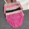 Clásico Italiano Nuevo Ropa Interior de Algodón con Hilo de Cintura Baja Europea y Americana para Mujer Calzones Transpirables para Mujer Ropa Interior Sexy Antibacteriana