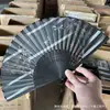 Abanico de Bambú Personalizado Estilo Antiguo, Abanico Plegable Portátil de Verano, Abanico de Danza Estilo Japonés, Abanico Antiguo Hanfu, Abanico para Mujer Estilo Japonés, Abanico Plegable Pequeño