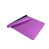 Tapete de Yoga PU Antiderrapante Exlongado e Alargado Linha Corporal Tapete de Yoga Tapete de Yoga de Borracha Absorvente de Choque Tapete de Fitness para Homens e Mulheres Doméstico