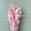 Arranjo de flores eternas folha laranja com ramos de folhagem, materiais florais DIY com toque de alta qualidade, atacado de fabricante de Yunnan, decoração de flores eternas