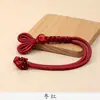 Novo estilo chinês Qipao botões de sapo contas de jade cristal botões de borla de um caractere botões trançados feitos à mão acessórios para top Hanfu