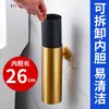 Cepillo de inodoro redondo de pared, resistente a olores, de mango largo, para uso en el baño, con cabezal de cepillo de acero inoxidable para limpiar y almacenar