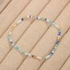 Pulseira Colorida de Miçangas de Arroz Feita à Mão, Pulseira de Miçangas Doce e Estilosa Coreana para Estudantes, Versátil e Única Estilo Floresta
