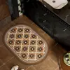 Celine Tapete de Baño de Barro Diatomeas para Piso de Baño Inodoro Baño Ducha Baño Puerta Fuerte Absorción de Agua Secado Rápido Antideslizante Anticaídas