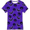 Camiseta de Manga Corta para Niño de Halloween Infantil Europeo y Americano Transfronterizo Maravilloso y Feliz Truco o Trato Diablo Murciélago Impresión Digital 3D