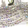 Rueda de cristal con cuentas de agujero pasante corte fino tierras raras fabricantes mayoreo joyería hecha a mano DIY pulsera collar cuentas sueltas