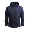 Chaqueta de secado rápido de suministro de fábrica transfronterizo para hombre, chaqueta informal holgada de primavera y otoño, chaqueta fina para hombre, vestido militar