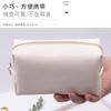 Bolsa de Cosméticos Portátil Impermeable Compartimento de Almacenamiento Bolsa para Maquillaje y Artículos de Tocador Cuadrada Maquillaje Piel Sintética de PU Bolso de Mano Bolsa de Almacenamiento Fábrica