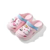 Zuecos lindos de estrella de mar para niños, pantuflas antideslizantes de suela suave para niños y niñas, adecuados para niños mayores para usar al aire libre
