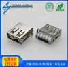 Conector Hembra USB3.0 Conector de 90 Grados/180 Grados Af Enchufe Recto Insertable Abrazadera de Placa Hundida Soldadura Completa Interfaz Insertable Lateral con Cable