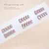 Unhas pré-fabricadas feitas à mão leite taro francês olho de gato amor temperamento menina gentil estilo ins europeu e americano arte de unha destacável