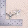Venta Caliente Transfronteriza Aleación de Plata Antigua Hueca Pájaro Colibrí Animal Colgante Hecho a Mano DIY Pulsera Collar Accesorios de Joyería