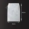 Saco de Malha para Filtro de Aquário Malha 200 Malha de Filtro de Nylon Saco de Filtro para Tanque de Água Malha 100 Caixa de Giro Purificação de Água Peneira para Resíduos de Peixe