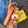 Llavero Auténtico de Winnie the Pooh y Sus Amigos Dibujo Animado Colgante de Llave de Coche de Moda Encanto Linda para Bolso
