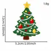Nuevo Parche Bordado Navideño de Dibujos Animados Parche de Pingüino Oso Polar Parche Bordado por Computadora Accesorios para Ropa Parche Termoadhesivo