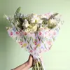 Papel de Copia Tulipán Acuarela Wx250 17g Papel de Envoltura a Prueba de Humedad Caramelo de Regalo Flor de Primavera Papel Sydney
