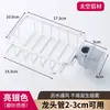 Estante de Almacenamiento de Cocina Personalizado de Aluminio Espacial Estante para Grifo Esponja de Fregadero Cesta Drenante Organizador de Fregadero