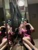 Camisola Sexy com Alças para Mulheres, Novo Conjunto de Roupão de Seda Gelada com Renda para o Verão 2026, Roupa de Casa de Alta Qualidade