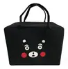 Mala Portátil Pronta para Viagem e Viagem de Negócios Bolsa de Viagem de Feltro para Estudante Bolsa Tote para Lanche Bento Bolsa de Feltro com Desenho