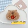 Desenho animado pelúcia capabala boneca água cobaia broche cocar meias roupas cachecol diy acessórios decoração