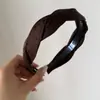 Diadema de Satén Trenzado con Lunares Estilo Coreano para Mujer, Gorro Alto Esponjoso para Calavera, Diadema para Lavarse la Cara y Presionar el Cabello, Accesorio para el Cabello Versátil para Uso Diario
