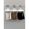Shorts Casuales de Lino Estilo Old Money Neihe para Mujer con Cinturón Cintura Alta Pantalones Nuevos para Mujer Primavera/Verano 257057