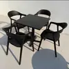 Combinación de Mesa y Silla de Celebridad de Internet Ocio Balcón Área de Descanso Recepción Negociación Mesa Redonda Larga Exterior Cafetería Tienda de Té con Leche Exterior