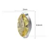 Binkes Serie Fresca de Verano Amarilla Zirconia Brillante Aleación de Titanio Joyería Cabeza de Repuesto para Aretes de Lóbulo, Piercings de Labio y Piercings de Nariz