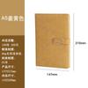 Fabricante en stock cuaderno de imitación cuero entrenamiento educación caja de regalo traje hebilla de cuaderno con marco de PU bloc de notas de imitación cuero para negocios