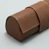 26 fundas de cuero cosidas a mano estilo vintage para anteojos, fundas para gafas de sol, fundas para gafas ópticas