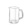 Vaso Medidor de Onzas de Vidrio Engrosado Transfronterizo 90ml 120ml Escala de Medición Dual Vaso Redondo para Agua Fondo Grueso Taza para Hornear Café