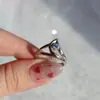 Moda Transfronteiriça Anel Geométrico Simples Europeu e Americano com Diamantes, Presente Personalizado, Anel Aberto Ajustável, Estilo Luxo Leve