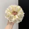 Nuevo Diseño Coreano de Nicho Hecho a Mano Encaje Plisado Encaje Banda para el Cabello Doble Capa Intestino Grande para el Cabello Accesorios para el Cabello