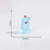 Novo Papai Noel de Natal Boneco de Neve Micro Paisagem Cena de Neve Caixa de Trem Meias de Natal Pequeno Presente Sino Enfeites de Resina