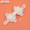 Botões Cheongsam, Botões de Libélula, Botões de Disco de Cristal Pérola Bordados à Mão, Vestido Chinoiserie Saia com Rosto de Cavalo, Botões Decorados à Mão