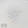 Cuentas Acrílicas Baratas Corazón Transparente Exportación Japonesa Cuentas Sueltas DIY Hecho a Mano Aretes Collar Pulsera Accesorios