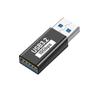 Adaptador USB-TypeC 3.2 Gen2, convertidor U macho a hembra, transmisión de alta velocidad de 10 Gbps, codo en L de 90 grados.