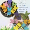 Conejo de Pascua Artesanías de Madera Conejo Colorido con Cuerda de Cáñamo Fiesta DIY Decoración de Escritorio Adornos de Madera