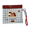 Bolsa de Armazenamento de Absorventes Sanitários Anti-constrangimento Portátil para Estudantes com Alça de Pulso Fofa Suprimentos Menstruais Bolsas de Armazenamento para Absorventes M Tampons