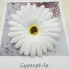 Gérbera Margarida Girassol Boêmio Acessórios de Flores para Noiva Grampo de Cabelo 10cm Buquê Flores Artificiais