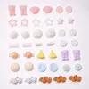 Serie Temática de Comida: Pan, Galletas, Churros, Lindas Decoraciones para Uñas, Aretes DIY 3D, Pegamento en Crema, Accesorios para Uñas Portátiles