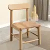 Respaldo de Madera Maciza Silla Pequeña para Niños, Uso Doméstico, Sofá de Sala de Estar, Taburete para Cambiarse los Zapatos, Banco para Adultos, Jardín de Infancia Moderno