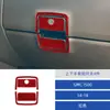 Adesivos Decorativos para Interruptor de Porta-Luvas Superior e Inferior em Fibra de Carbono para Interior de Carro Modificado 14-18 Gmc 1500