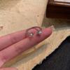 Anillo Irregular Super Hada Mariposa Abertura Perla Diseño Nicho Sentido Avanzado Exquisito Temperamento Personalizado Anillo de Dedo