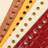 Fondos de Bolso Personalizados con Patrón de Cocodrilo de PU, Hechos a Mano para Bricolaje, Multicolor, Tamaños Grande, Mediano y Pequeño, Estampado Animal Encerado al Aceite, Directo del Fabricante de Origen, Venta al por Mayor