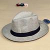 Sombrero de ala plana con ala curva, estilo retro británico para exteriores, estilo caballero, unisex, estilo jazz, venta directa de fábrica.