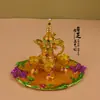 Artesanías de Lata de Colores de Característica Étnica de Xinjiang Adornos Pequeños Utensilios para Vino Regalos de Botella de Vino de Metal Regalos Conmemorativos